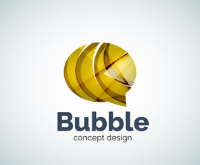 Fototapeta premium Bubble logo template