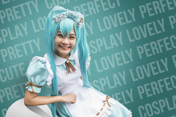 Japan anime cosplay , maid cosplay