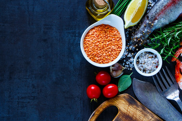 Raw rainbow trout