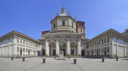 Fototapeta premium milano basilica san lorenzo maggiore lombardia italia milan lombardy italy
