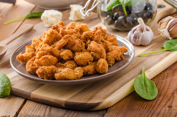 Chicken delicious homemade popcorn