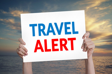 Travel alert card