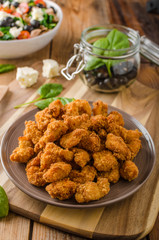 Chicken delicious homemade popcorn
