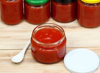 Homemade preservation of ketchup