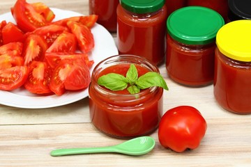 Homemade preservation of ketchup