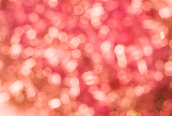 Blurred background with bokeh lights in red colours