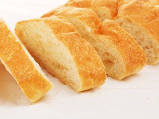 Sliced Ciabatta Bread