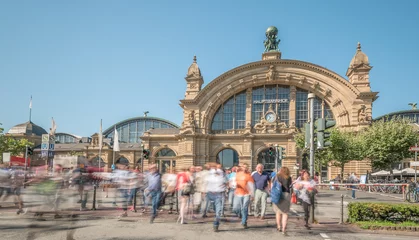 Fototapete Bahnhof Hauptbahnhof Frankfurt am Main