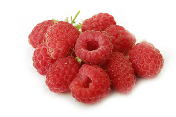 fresh raspberry isolated