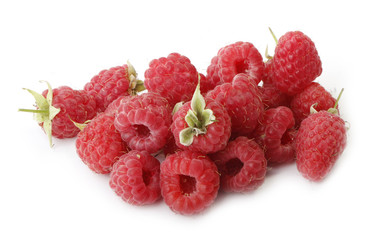 fresh raspberry isolated