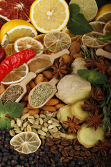 spices background