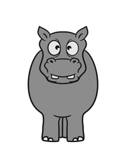 dick funny comic cartoon sweet little cute baby hippo happy child