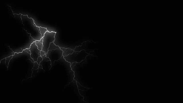 Lightning animation with alpha channel