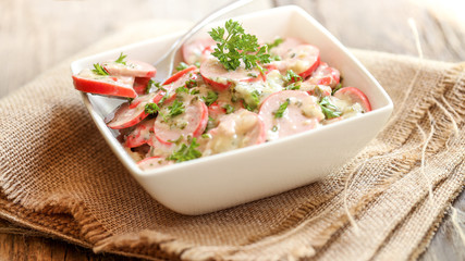 entrée de cervelas vinaigrette 5