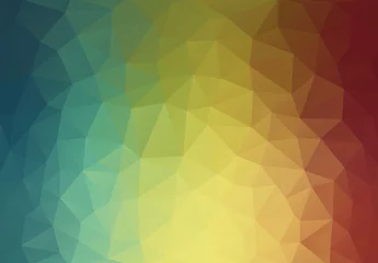 Fototapeten Abstract 2D triangle geometric multicolor background © igor_shmel
