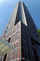 The Trade Fair Tower Messeturm in Frankfurt am Main, Germany.