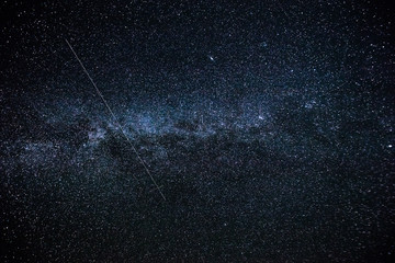 The Milky Way. Our galaxy. Long exposure photograph