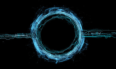 Power Circle Hologram