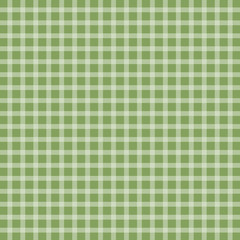 Green picnic checkered tablecloth