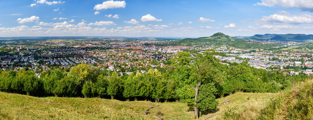Panorama Reutlingen mit Achalm