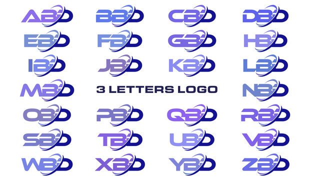 3 letters modern generic swoosh logo ABD, BBD, CBD, DBD, EBD, FBD, GBD, HBD, IBD, JBD, KBD, LBD, MBD, NBD, OBD, PBD, QBD, RBD, SBD, TBD, UBD, VBD, WBD, XBD, YBD, ZBD