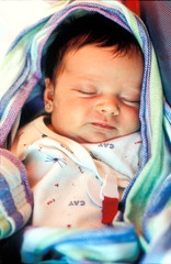  Newborn baby sleeping