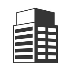 tower building  architecture real estate urban silhouette. vector illustration