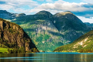 Fototapety  Norweski krajobraz krajobrazowy