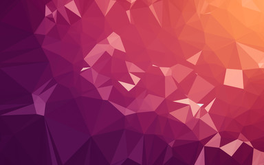 Abstract low poly background, geometry triangle