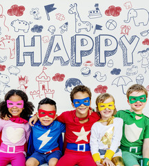 Fototapeta na wymiar Kids Children Joy Happy Child Concept