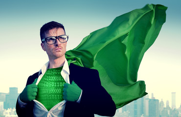 Binary Coding Cyber Digital Encryption Matrix Concept