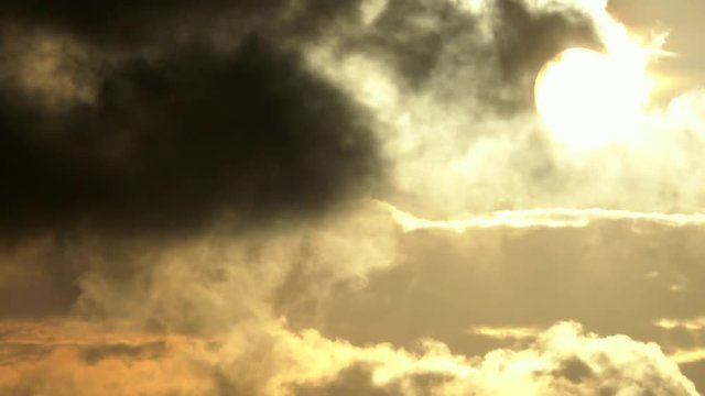 4K・夜明けの太陽と雲-2・タイムラプス_3-595