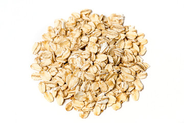  Oats isolated on white