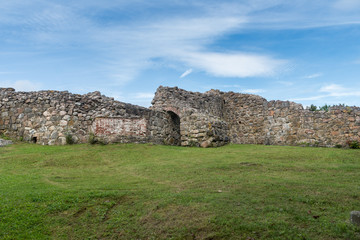 Fototapeta na wymiar Kuusisto castle ruins