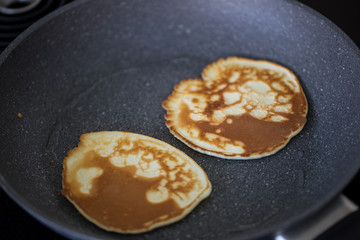 Zubereitung von Pancakes