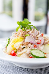Tuna Salad with Fresh Vegetable