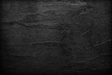 Dark grey black slate background or texture.