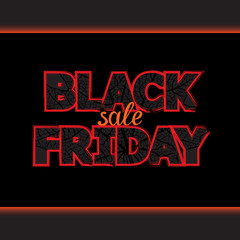 Black Friday Sale. Vector