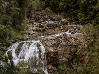 Ordesa national park in the Spanish Pyrenees in Spain
