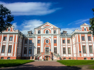 Historical building in  baroque style,  St.Petersburg, Russia