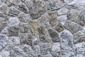 Abstract background - masonry from gray-blue stones