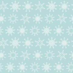 Seamless pattern with snowflakes. Background .for Christmas, New Year card, winter design.