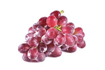 grape close up isolated on white background