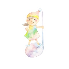 音符と小人、しっかりもの