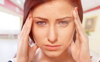 Naklejka premium Headache.