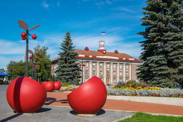 Jõhvi town. Estonia