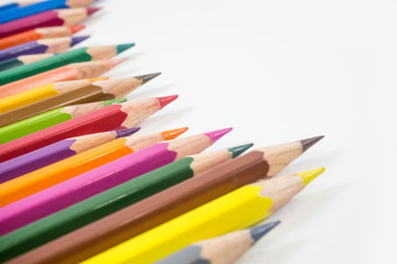 Pastel colors on a white background.