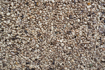 Wire marking the gravel is colored.