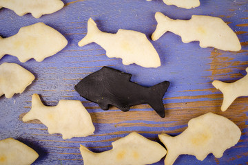 Swimming against the stream