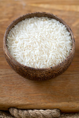 basmati rice in a bowl